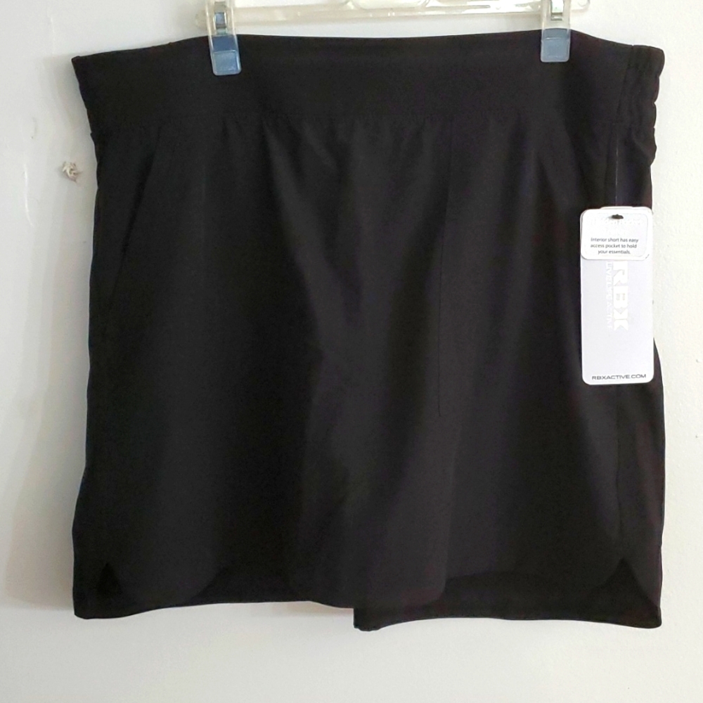 RBX Active Women's Golf/Tennis Everyday Casual Athletic Skort with Bike Shorts L